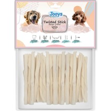 Jooys Beyaz Burgu Çubuk 12 cm 100'LÜ