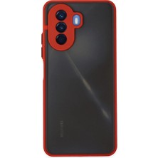 Eco Port Huawei Nova Y70 Kılıf Montreal Silikon Kapak - Kırmızı