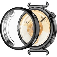 Kreton Huawei Watch Gt6 41MM ile Uyumlu Kasa ve Ekran Koruyucu 360 Tam Koruma Silikon Kılıf