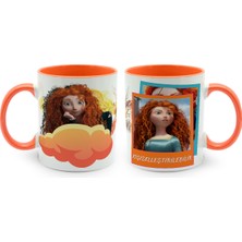 Define Moyas Cesur Merida Porselen Kupa Bardak – Çift Taraflı Baskı