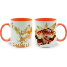 Define Moyas Wuthering Waves Changli Porselen Kupa Bardak – Anime Tasarım – Çift Taraflı Baskı