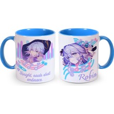 Define Moyas Honkai Star Rail Robin Porselen Kupa Bardak – Anime Tasarım – Çift Taraflı Baskı