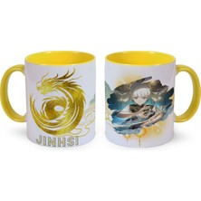 Define Moyas Wuthering Waves Jinhsi Porselen Kupa Bardak – Anime Tasarım – Çift Taraflı Baskı