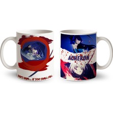 Define Moyas Honkai Star Rail Acheron Porselen Kupa Bardak – Anime Tasarım – Çift Taraflı Baskı