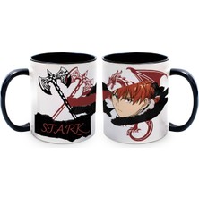 Define Moyas Frieren Stark Porselen Kupa Bardak – Anime Tasarım – Çift Taraflı Baskı
