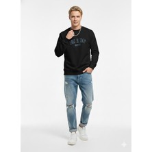 Ribana Classic Unısex Uzun Kollu Bisiklet Yaka Regular Içi Yumuşak Sweatshirt