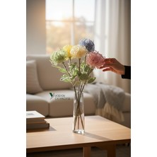 Yapay Çiçekçiniz 50 cm Gerçek Dokulu 5 Dal Renkli Yapay Tomurcuk Çiçeği