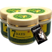 7days Ginger 3x Adet Miracle Slimming Cream 100 ml Sel Kremi  + 1 Adet Jel Hediye