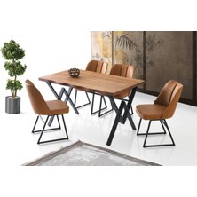 VRL Mobilya Natura Orjinal Mutfak Masası Nastas Sandalye Takımı