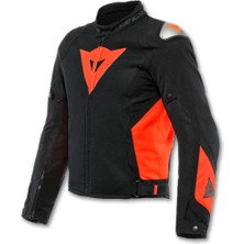 Dainese Energyca Air Black Fluo Red Tekstil Motosiklet Mont 52