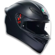 Agv K1 S Mono Matt Black Kapalı Motosiklet Kaskı - Mat Siyah S