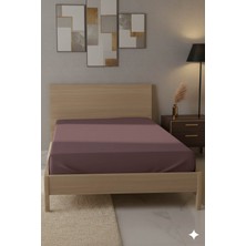 Favora %100 Pamuk Ranforce Premium Tek Kişilik Çarşaf - Gül Kurusu