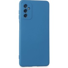 Eco Port Samsung Galaxy M52 5g Kılıf Nano Içi Kadife Silikon - Mavi