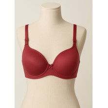 Tektaş Şık Zarif Saten Fuşya Sütyen