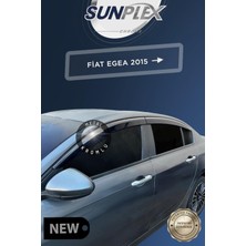 Sunplex Fiat Egea Uyumlu Kromlu Cam Rüzgarlığı 4lü Set