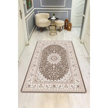 Dolce Mariee Klasik Desen Dijital Baskı Kaymaz Taban Halı H1057