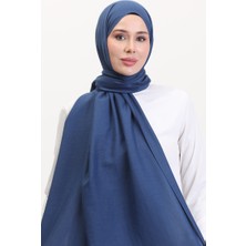 Cotton Caz Şal 70257-06 Lacivert