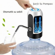 212 Farissu Alaska Şarjlı Otomatik Damacana Su Pompası – USB Kablolu, Dokunmatik,  Pratik Su Sebili