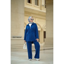 Ns Moda Tesettür Doğa Takım Indigo