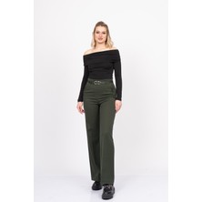MissVina Addison Kemerli Kumaş Pantolon 30323