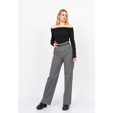 MissVina Addison Kemerli Kumaş Pantolon 30323