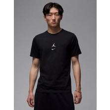 Nike Jordan Mvp Men's Jumpman T-Shirt Erkek Günlük Nakış Swoosh Pamuklu Tişört Siyah