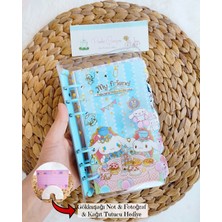 Meyra Accessories Sanrio Lüx Telli Defter Kuromi , My Melody , Cinnamoroll , Pompompurin