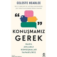 Alfa Yayınları Konuşmamız Gerek: Nasıl Anlamlı Konuşmalar Yapabiliriz