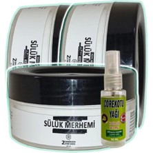 Sülük Merhemi Bakım Kremi 3X50 Ml+30 ml Çörek Otu Yağ ile