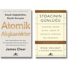 Alfa Yayınları Atomik Alışkanlıklar + Stoacının Günlüğü - 2 Kitap Set + Hayatın Ilk Üç Yılı: Anne Babama Ilk Mektuplarım