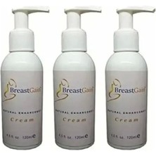 Süper Breast Gain Kadınlara Özel Göğüs Şekillendirici Dolgunlaştırıcı Bakım Kremi 120ML x 3 Adet