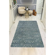 Dolce Mariee Etnik Desenli Süngerli Kaymaz Dot Taban Dijital Baskı Halı H1070