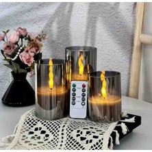 İlknur Home Life 3 Lü Kumandalı Mum