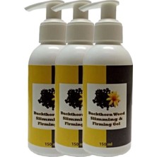 Buck Thorn Weed Slimming & Firming Gel 3lü Adet Acı Çehre Tohumu Jeli Istenmeyen Yağlara Parçalayıc
