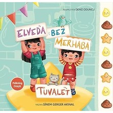 Alfa Yayınları Tuvalet Eğitimi Kitabı, Panolu, Stickerlı - Çocuklara Özel - 22X22 - Elveda Bez Merhaba Tuvalet