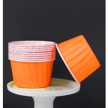 Parti Pera Turuncu Cupcake Kek Kapsülü 15 Adet