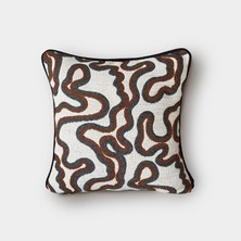 Lidoma Home LİDOMA HOME "Loop" Dokulu Desenli Kırlent Kılıfı - 45x45