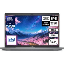 Dell Latitude 5550 Ultra-7 165U 48 -Gbddr5 2 Tbssd Intel Graphics Freedos 15.6" Fhd IPS Notebook N015L555015UZG14