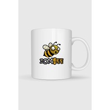 Bahriyeli Collection  Zombee Zombi Arı Baskılı Kupa Bardak