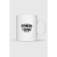 Bahriyeli Collection  Fitness Gym Baskılı Kupa Bardak