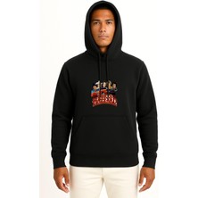 Bahriyeli Collection Kapüşonlu The Dukes Of Hazard Göğüs Baskılı Unisex Sweatshirt