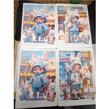 Meyra Accessories Anime Karakterli ve Diğer Karakterler Rengarenk Anime Defterleri Okul Öncesi Öğrenci Hediyesi 1ADET