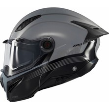 Axxis Ghostfighter Sv Bitone C2 Gri Motosiklet Çene Açılır Kask