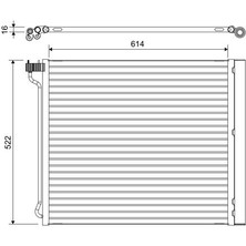 Valeo 822649 Klıma Radyatoru Bmw E70 F15 F85 E71 E72 F16 F86 64509239944