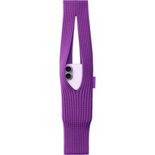 Teleplus iPhone 17 Pro Max Kılıf Örgü Şık Tasarım Pokket Hasır Small 40CM Kılıf