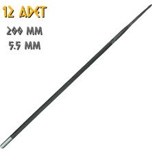 Sgs Motorlu Testere Zincir Bileme Eğesi 5.5 x 200 Mm. - 12 Adet
