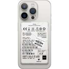 Elago iPhone Magsafe Uyumlu Manyetik Kartlık – Hard Disk Stili Ince Tasarım Kart Tutucu