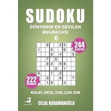 Olimpos Yayınları Sudoku - Dünyanın En Sevilen Bulmacası 6: Kolay, Orta, Zor, Çok Zor