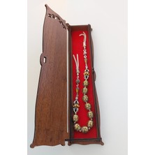 Aytens Usta Işi Pirinç Işlemeli ve Doğal Taşlı Zamak Zaza Tesbih - Özel Tasarım