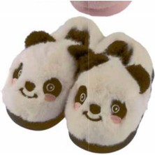 My Easy Shop Panda Figürlü Peluş Bebe Ayakkabısı Terlik Panduf